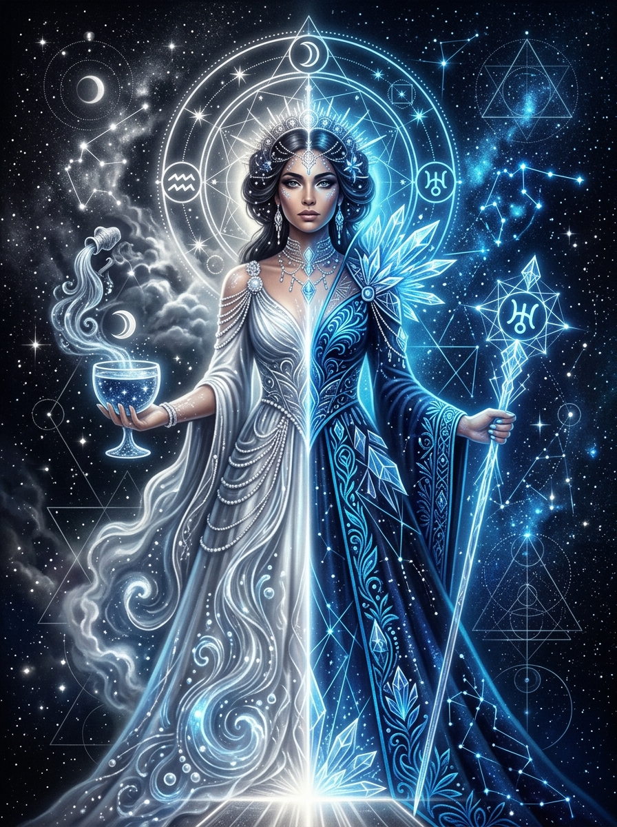 Aquarius Moon, Aquarius Rising: The Mind That Refuses to Wear a Mask