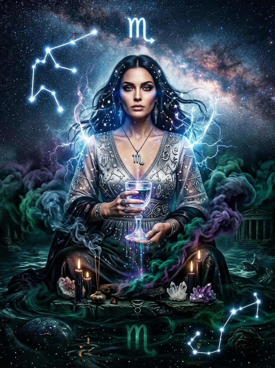 Aquarius Sun Scorpio Rising: The Deep Alchemist