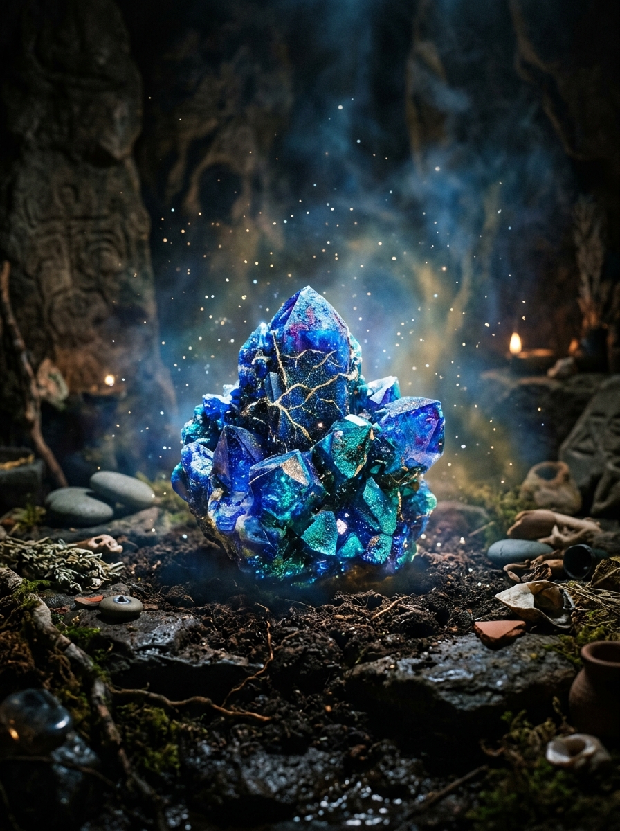 Azurite Meaning: The Deep Blue Stone of Insight, Truth, and Inner Sight