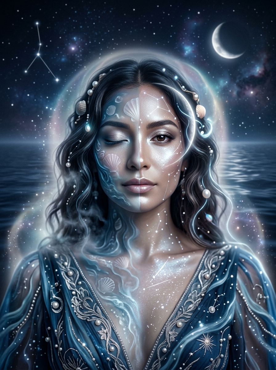 Cancer Moon, Cancer Rising: The Private Tide Behind the Face