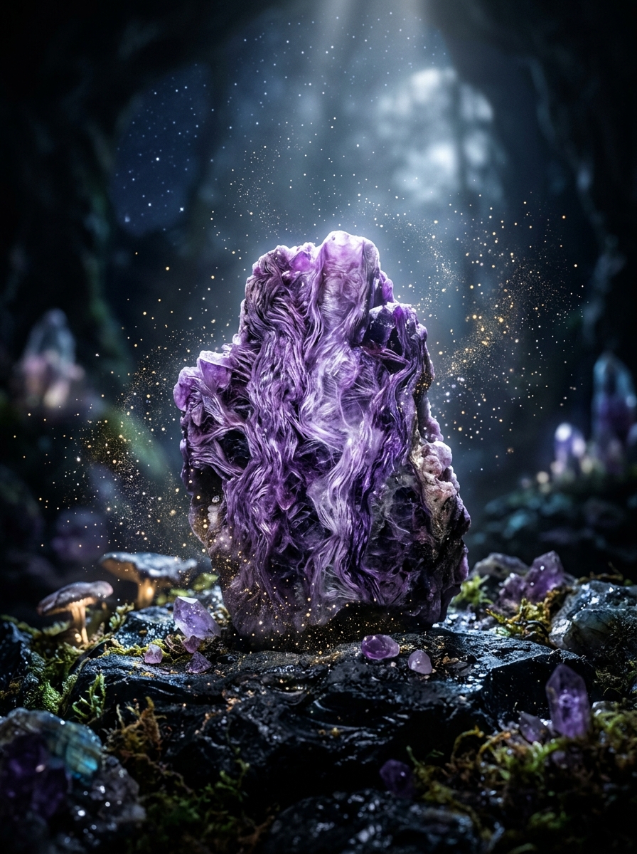 Charoite Meaning & Healing Properties: The Stone of Spiritual Thresholds