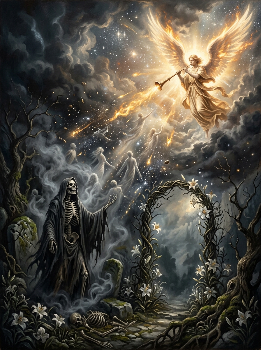 Death and Judgement Tarot Combination: The End That Calls You Forward