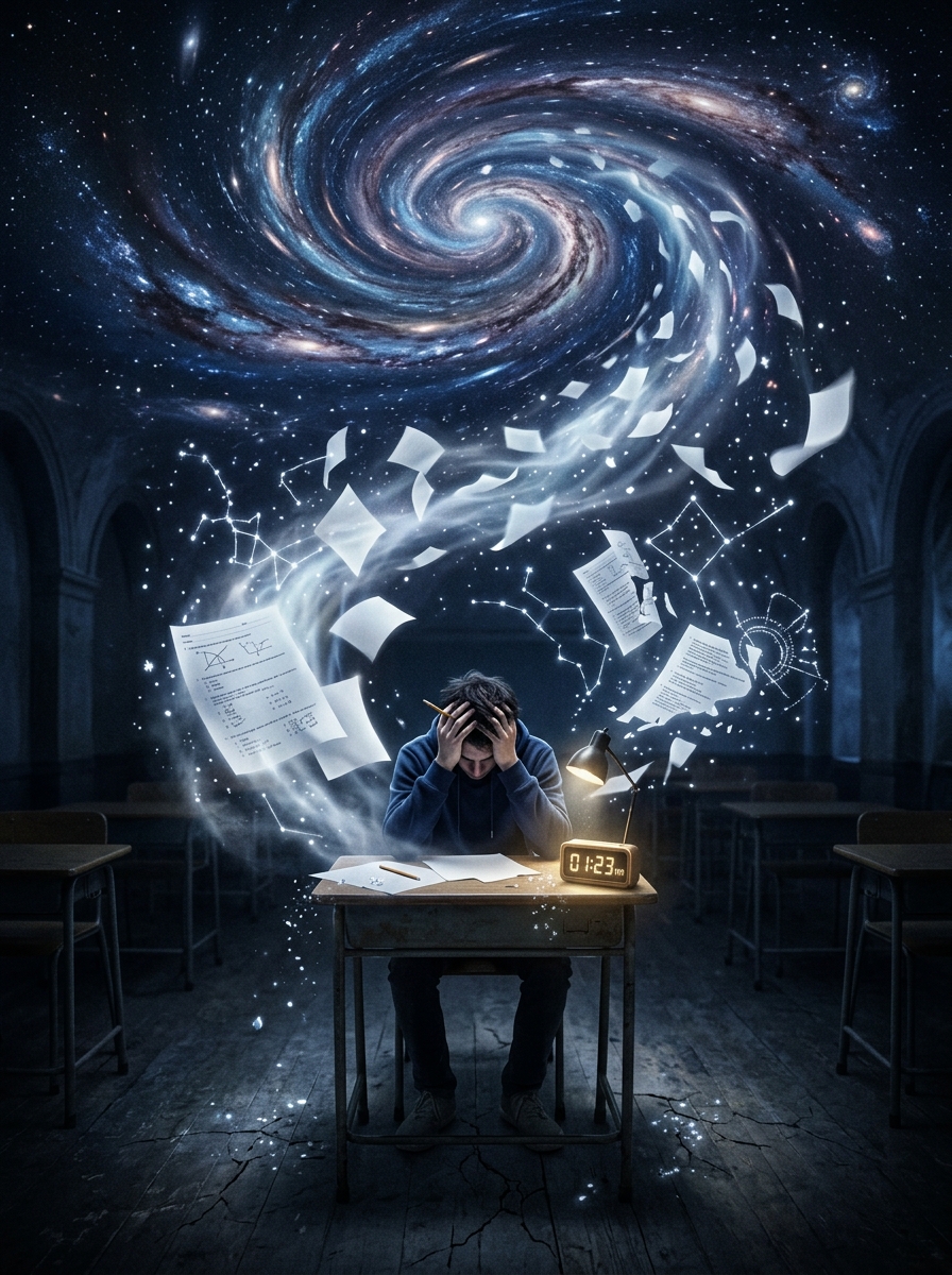 Dream About Failing an Exam: Anxiety, Self-Judgment, and the Test You’re Still Taking