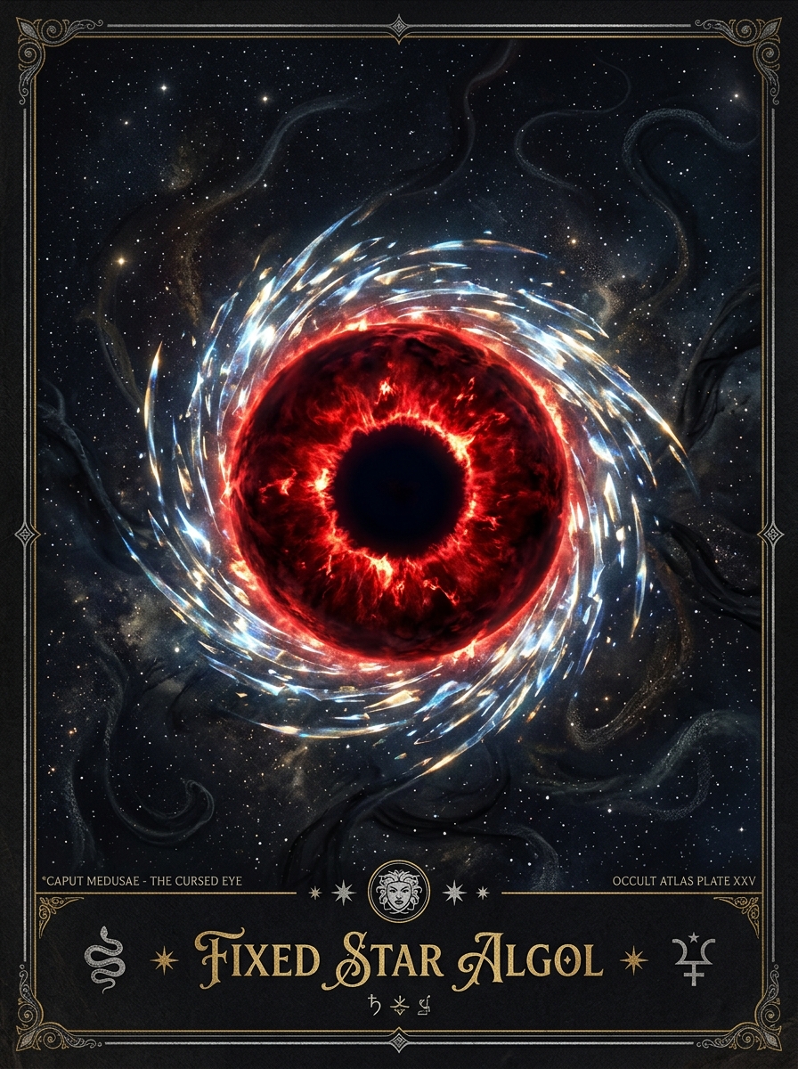 Fixed Star Algol: The Gorgon's Eye, Terror, Power, and Natal Conjunctions