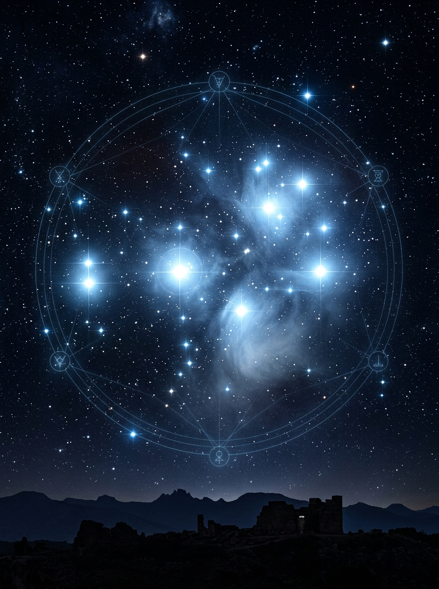 Fixed Star Pleiades: The Seven Sisters and Their Sharpened Light