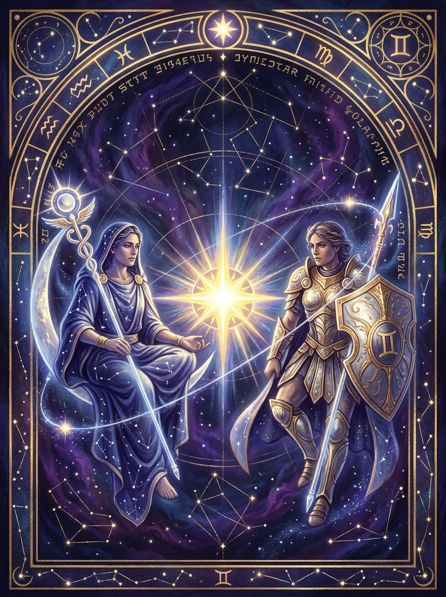Fixed Star Pollux: The Mortal Twin, the Warrior Flame, and the Cost of Courage