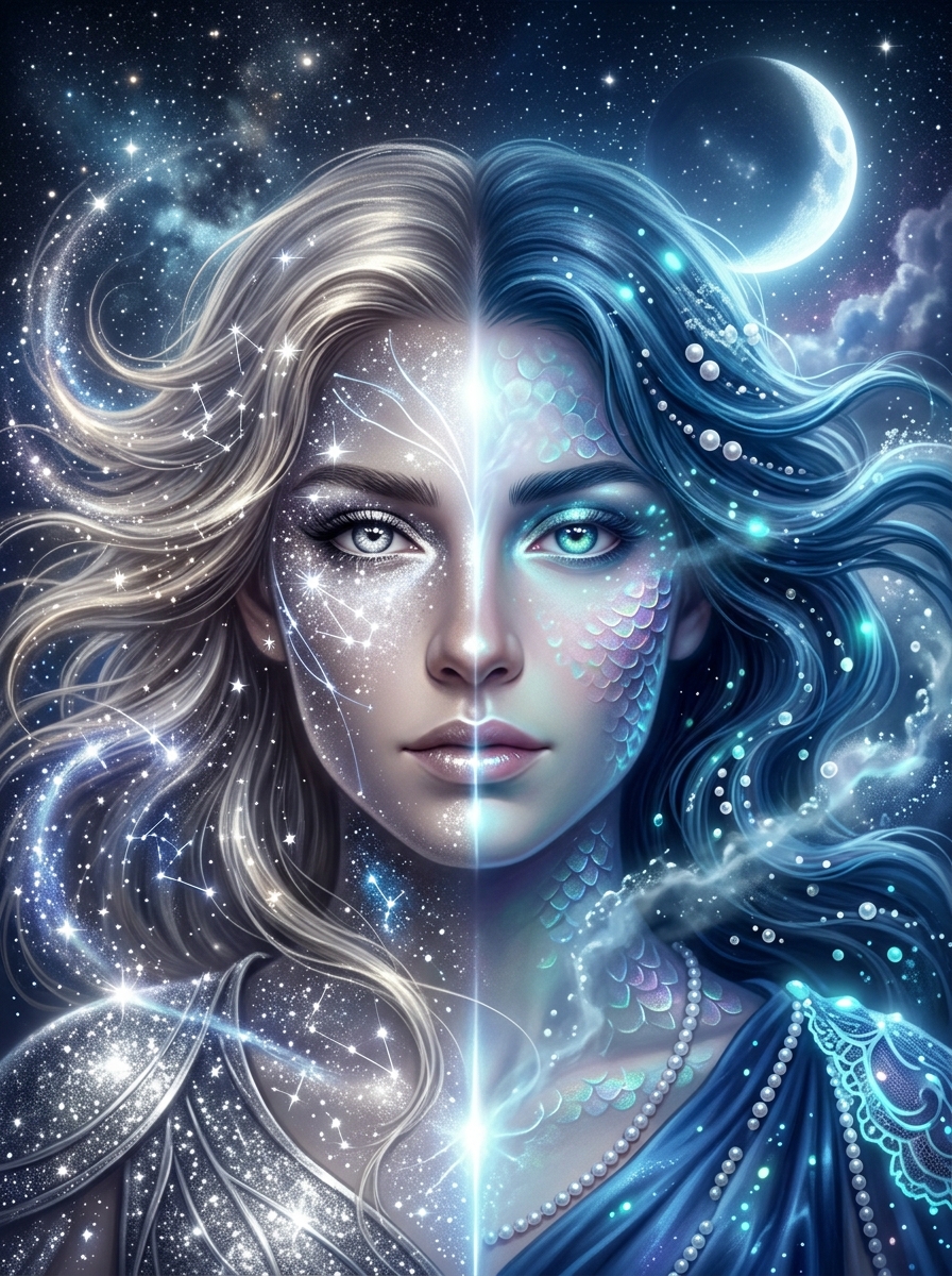 Gemini Moon, Pisces Rising: The Mutable Tide Behind the Smile