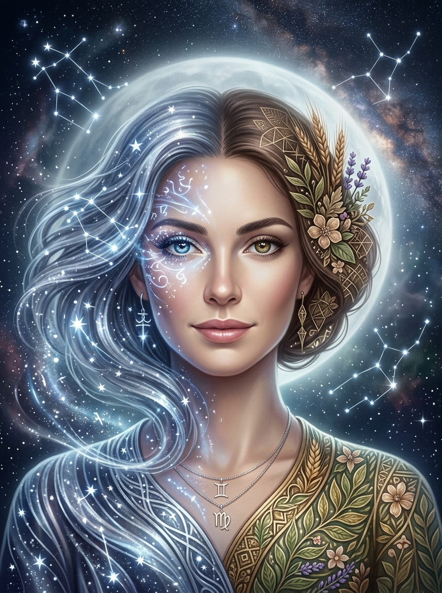 Gemini Moon, Virgo Rising: The Restless Mind Behind the Composed Mask