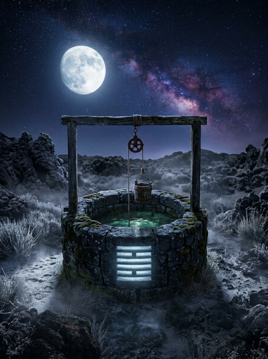 Hexagram 48, The Well: Depth, Nourishment, and the Work of Drawing What Lasts