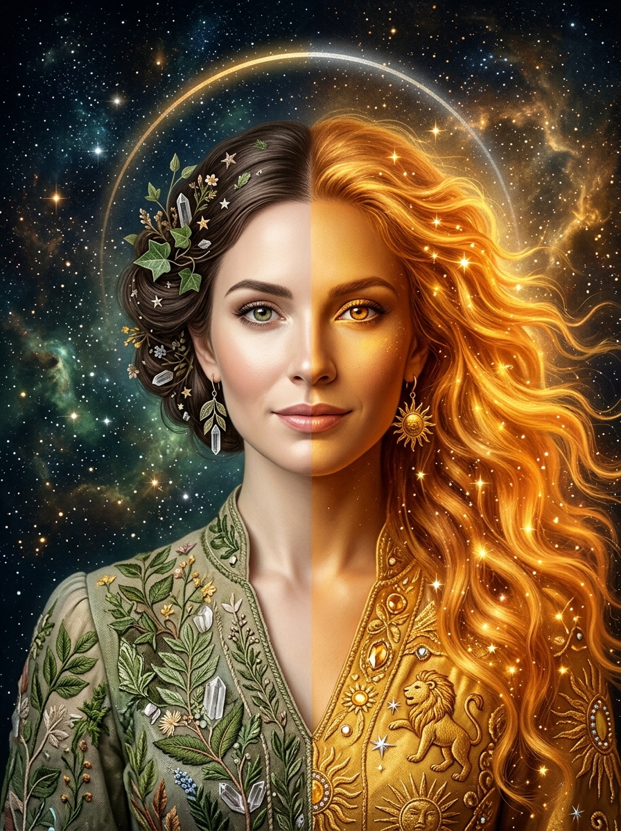 Leo Moon, Virgo Rising: The Heart Behind the Polished Surface