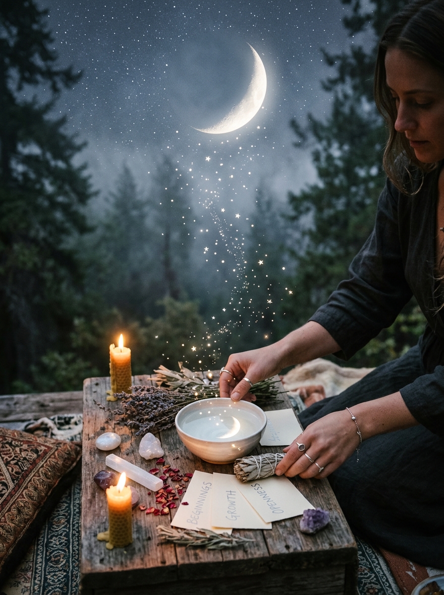 Manifesting in the Waxing Crescent: The Moon's First Promise