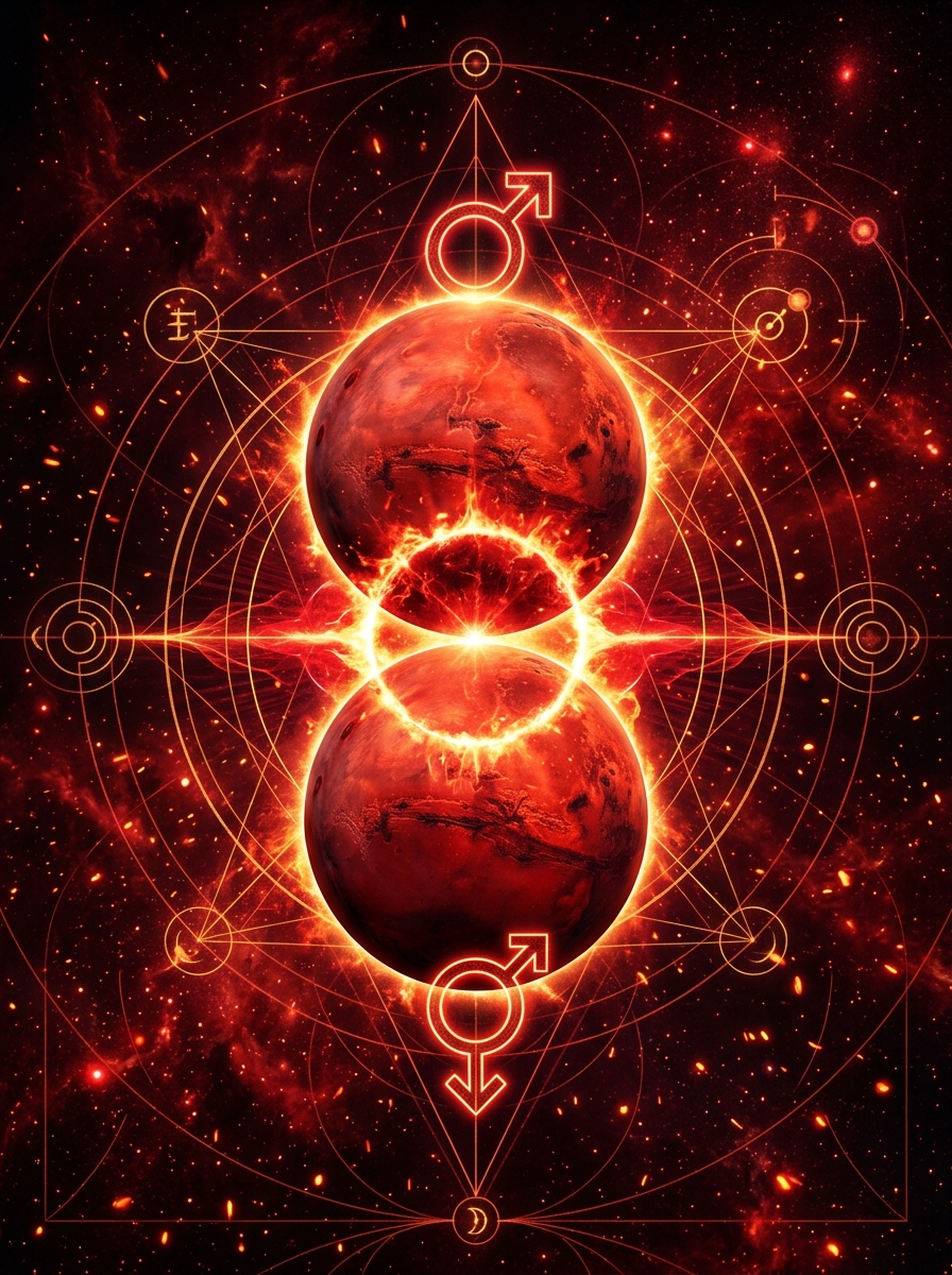 Mars Conjunct Mars in Synastry: Shared Fire, Shared Fault Lines