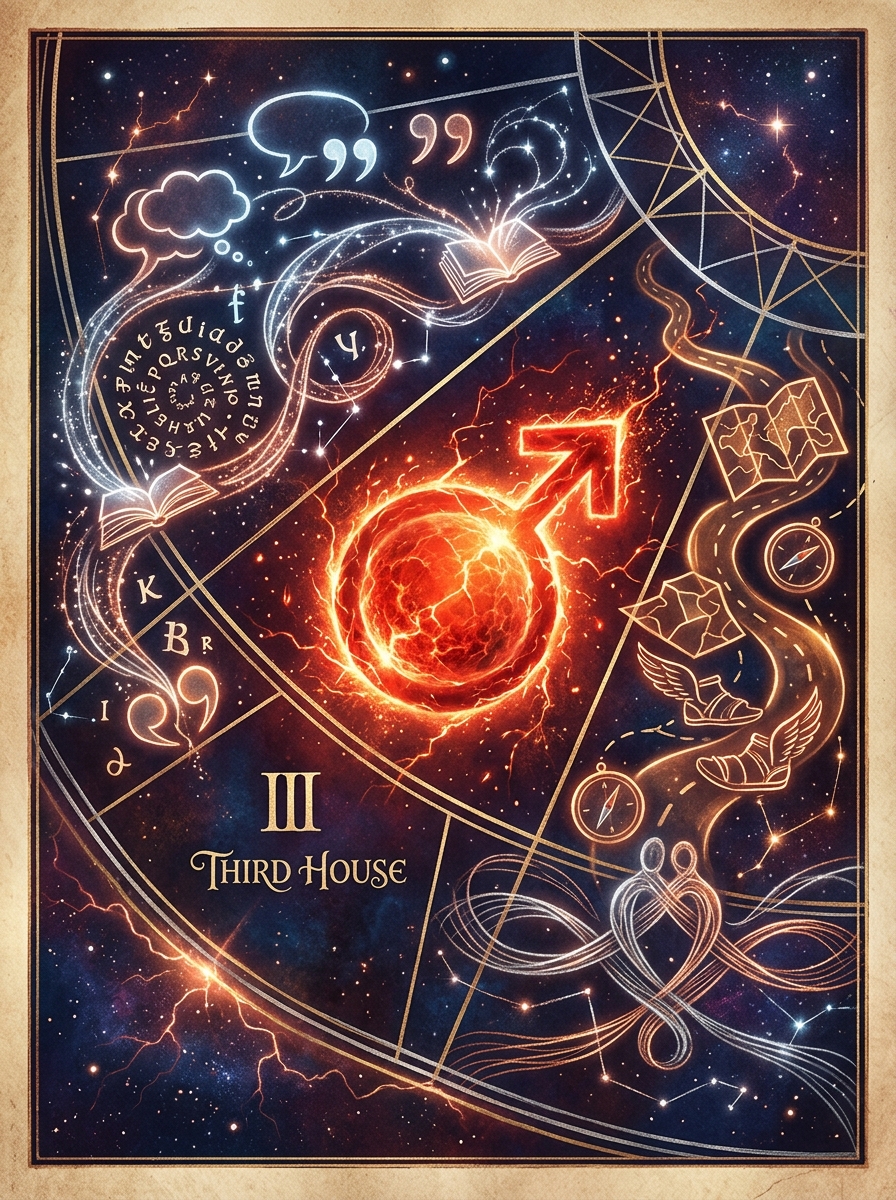 Mars in the Third House: The Blade of Speech and the Restless Mind