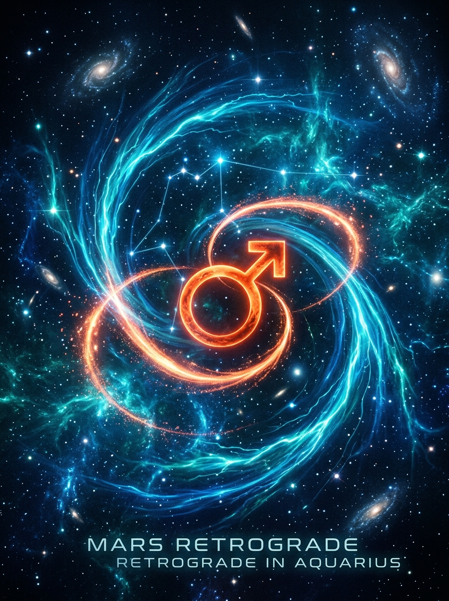 Mars Retrograde in Aquarius: The Rebellious Fire Turns Inward