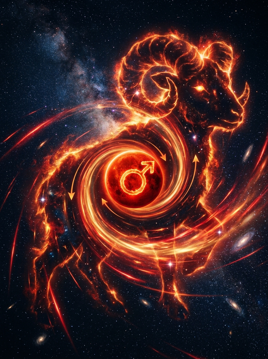 Mars Retrograde in Aries: The Warrior Turned Inward