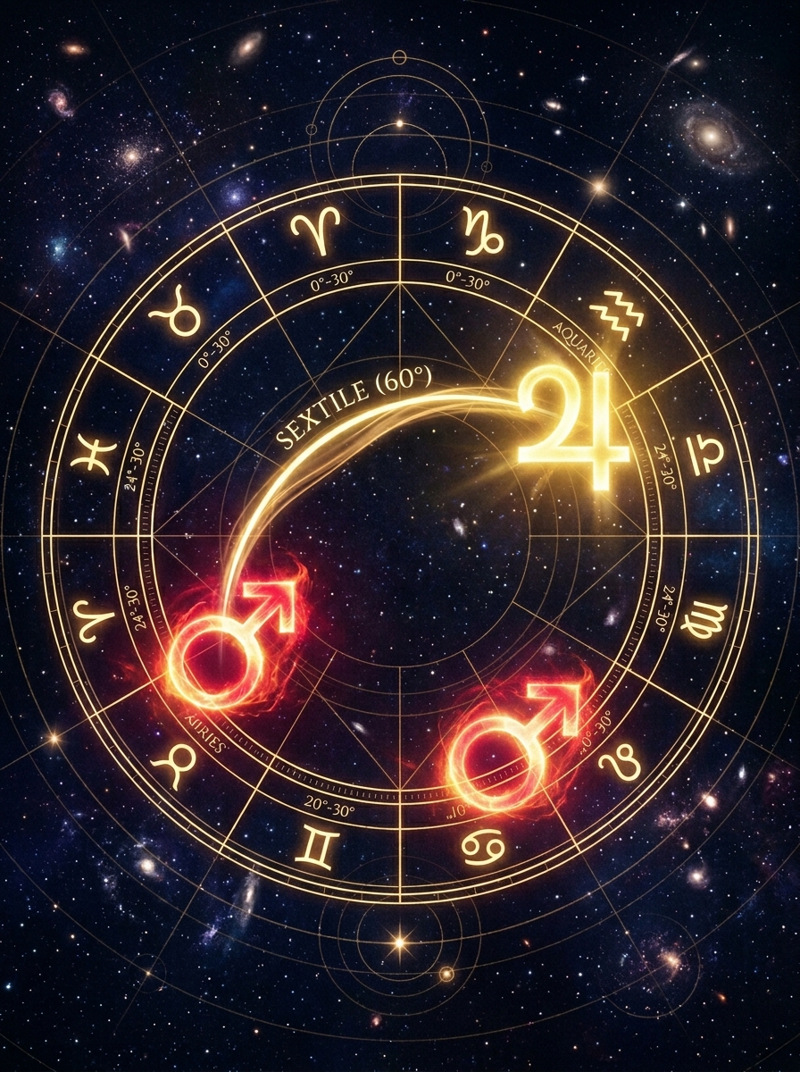 Mars Sextile Jupiter: The Optimistic Warrior and the Courage to Grow