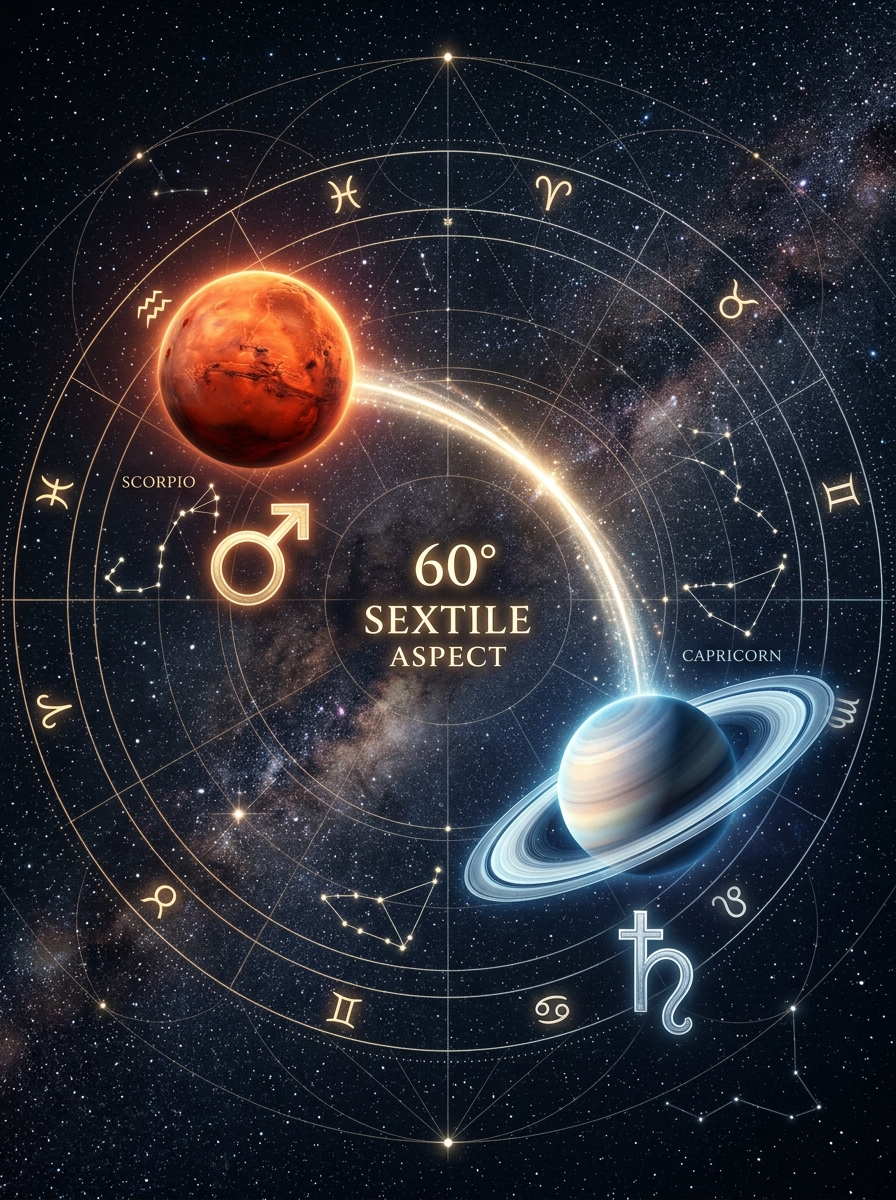 Mars Sextile Saturn: The Warrior Who Can Wait