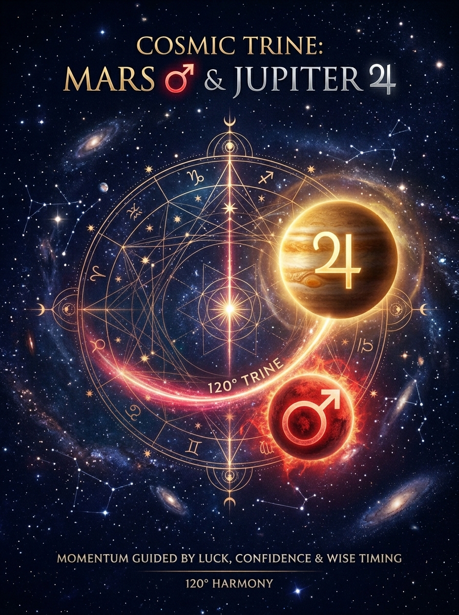 Mars Trine Jupiter: The Lucky Warrior and the Courage to Grow