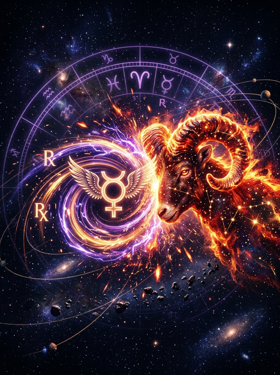 Mercury Retrograde in Aries: The Hot Wire Turned Inward