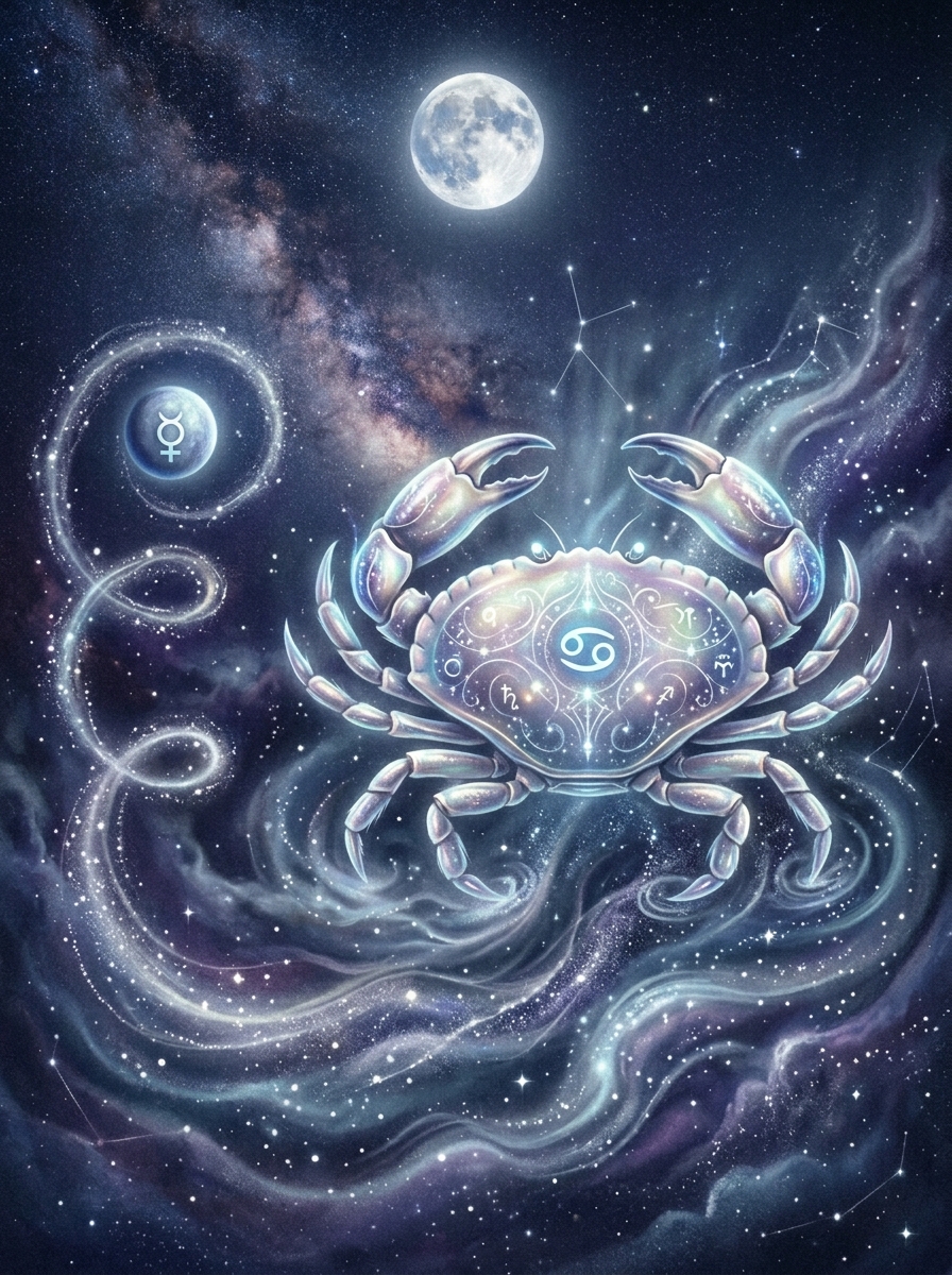 Mercury Retrograde in Cancer: Memory, Mercy, and the Return of the Unsaid