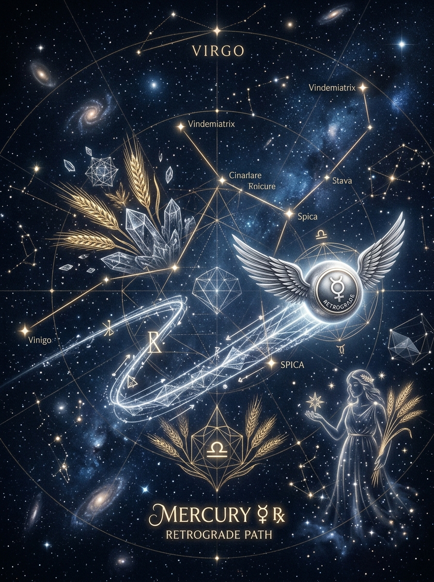 Mercury Retrograde in Virgo: The Sacred Audit of Thought
