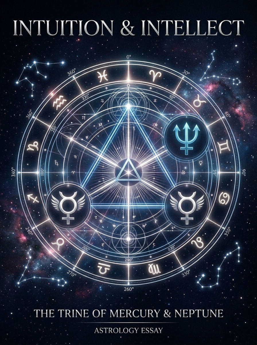 Mercury Trine Neptune: The Mind That Hears Through the Veil