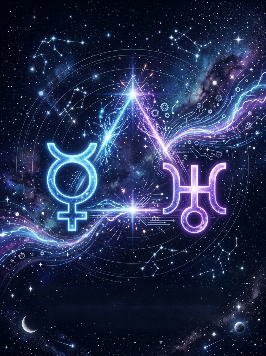 Mercury Trine Uranus: The Electric Mind at Ease