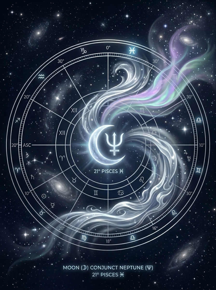 Moon Conjunct Neptune: The Soul With No Skin