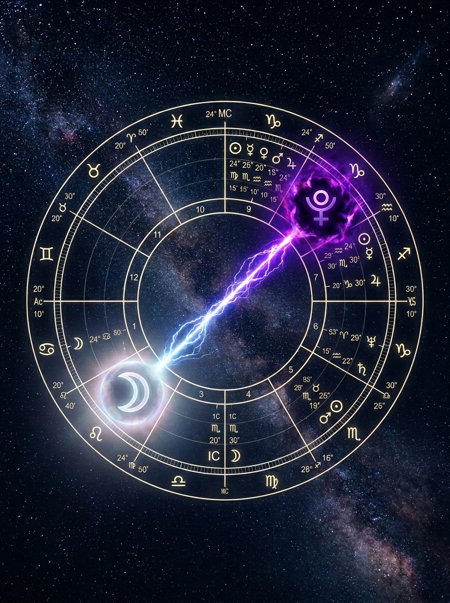 Moon Opposition Pluto: The Emotional Cataclysm and the Promise of Rebirth