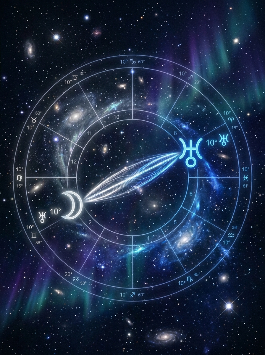 Moon Sextile Uranus: The Calm Spark of Emotional Freedom
