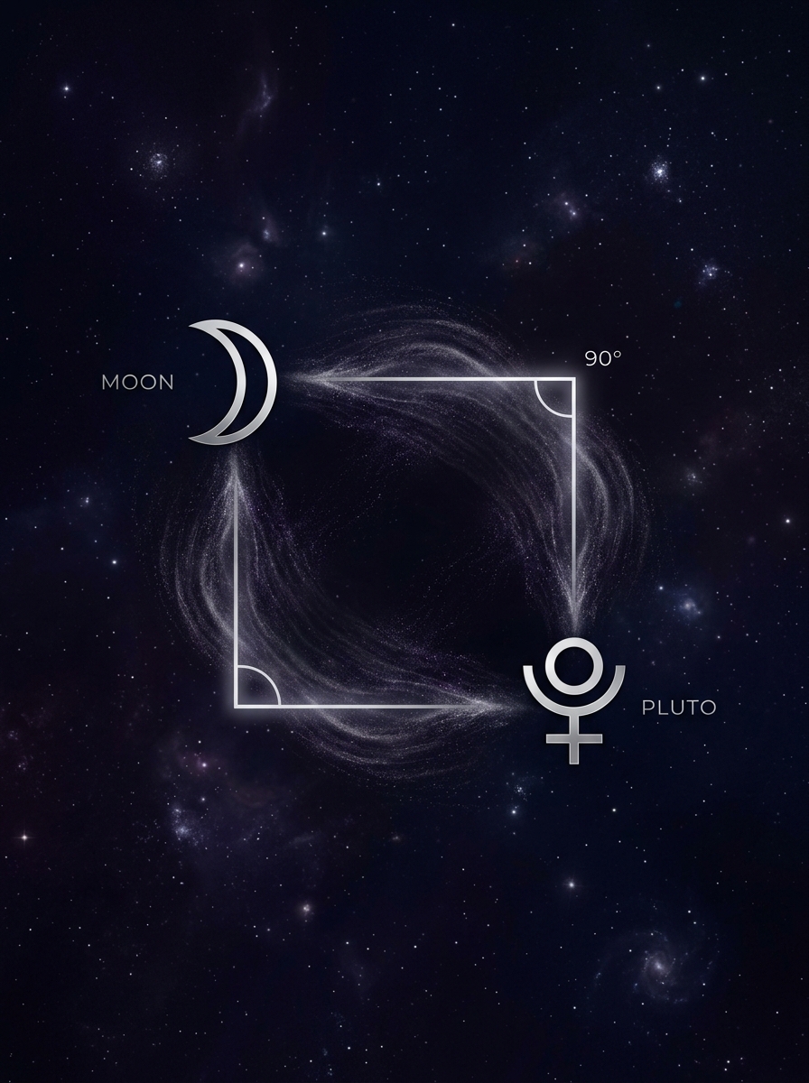 Moon Square Pluto: The Hidden Weather of Intensity