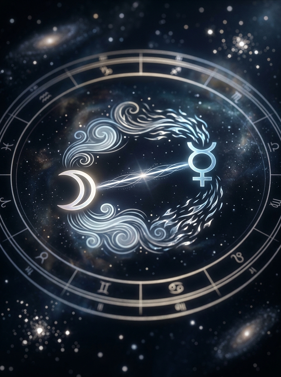 Moon Trine Mercury in Synastry: When Feeling Finds a Voice