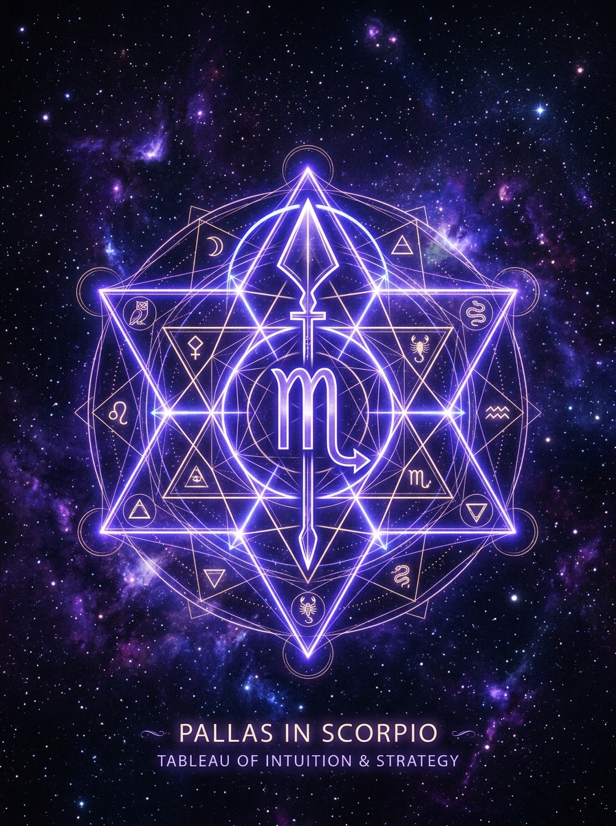 Pallas in Scorpio: The Mind That Hunts What Is Hidden