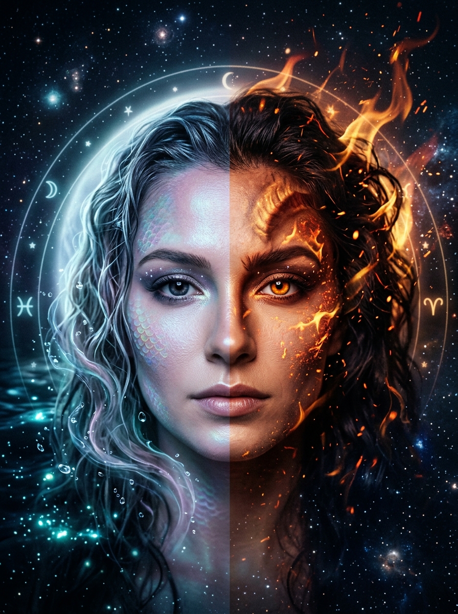 Pisces Moon, Aries Rising: The Tide Behind the Spark