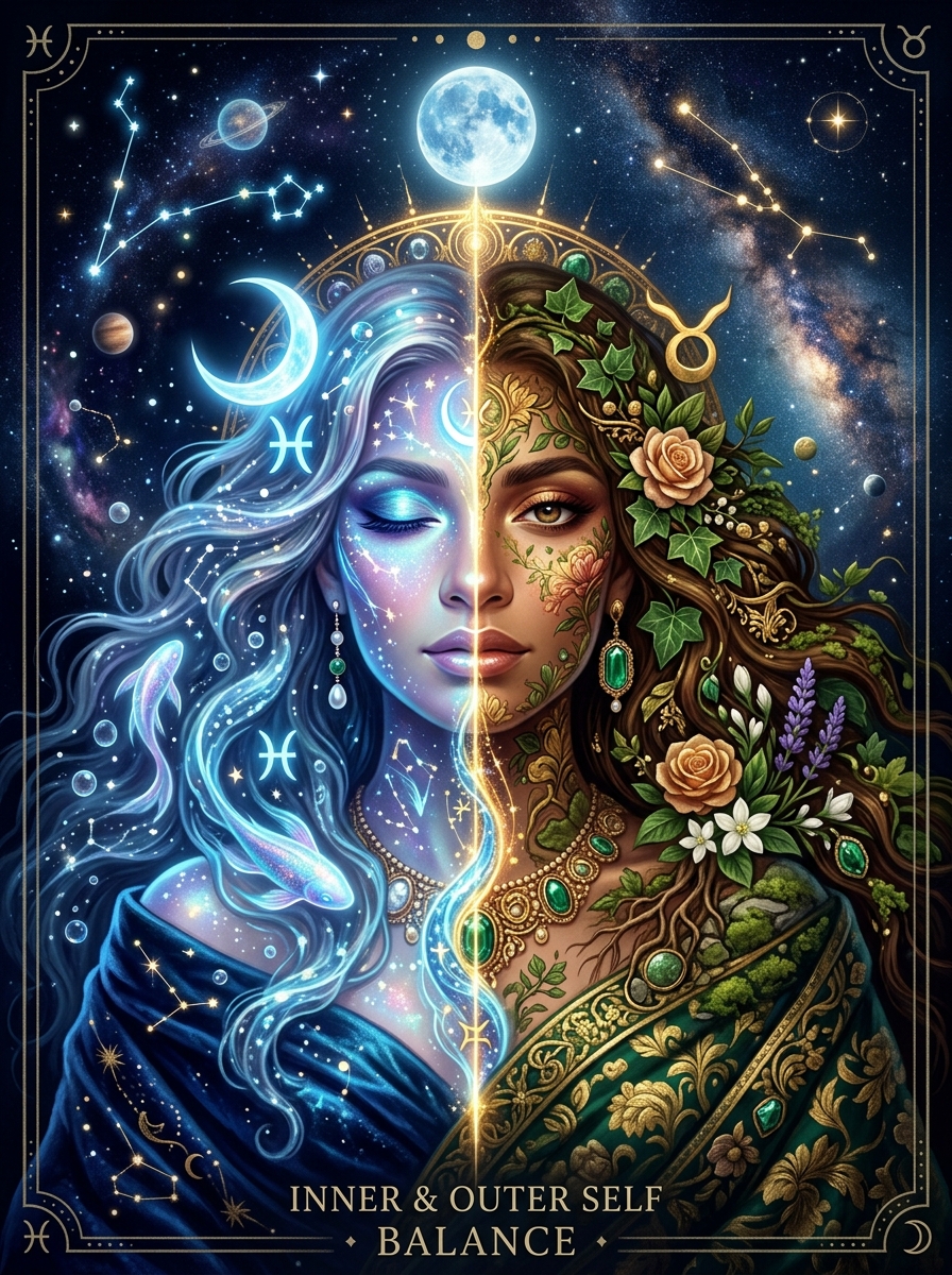 Pisces Moon, Taurus Rising: The Soft Current Behind the Steady Face