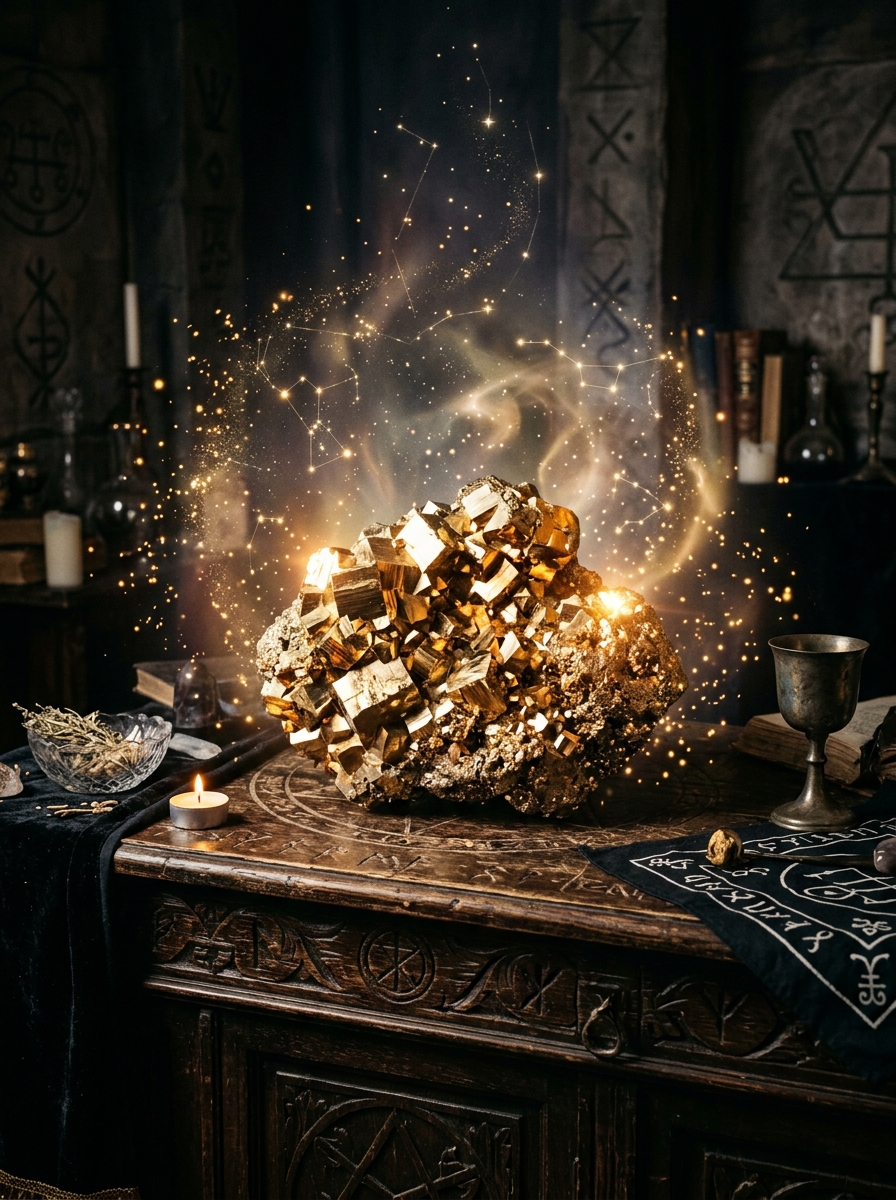 Pyrite Meaning & Healing Properties: The Fire Locked in Stone