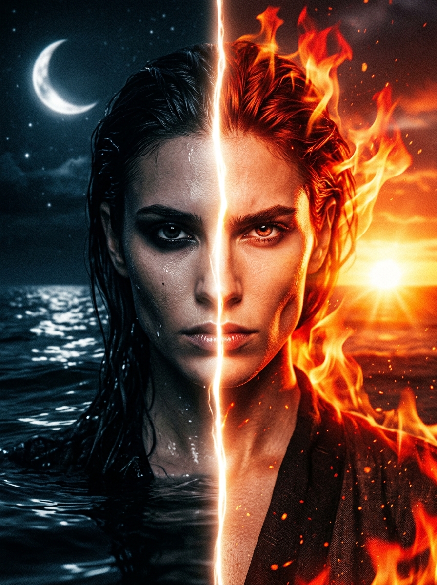 Scorpio Moon, Aries Rising: The Blade Beneath the Flame