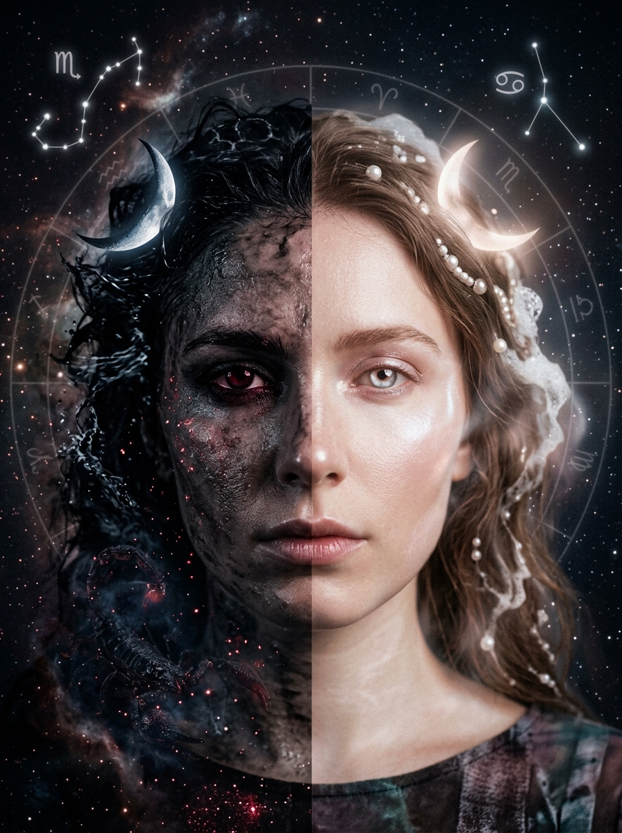 Scorpio Moon, Cancer Rising: The Tide Beneath the Tide