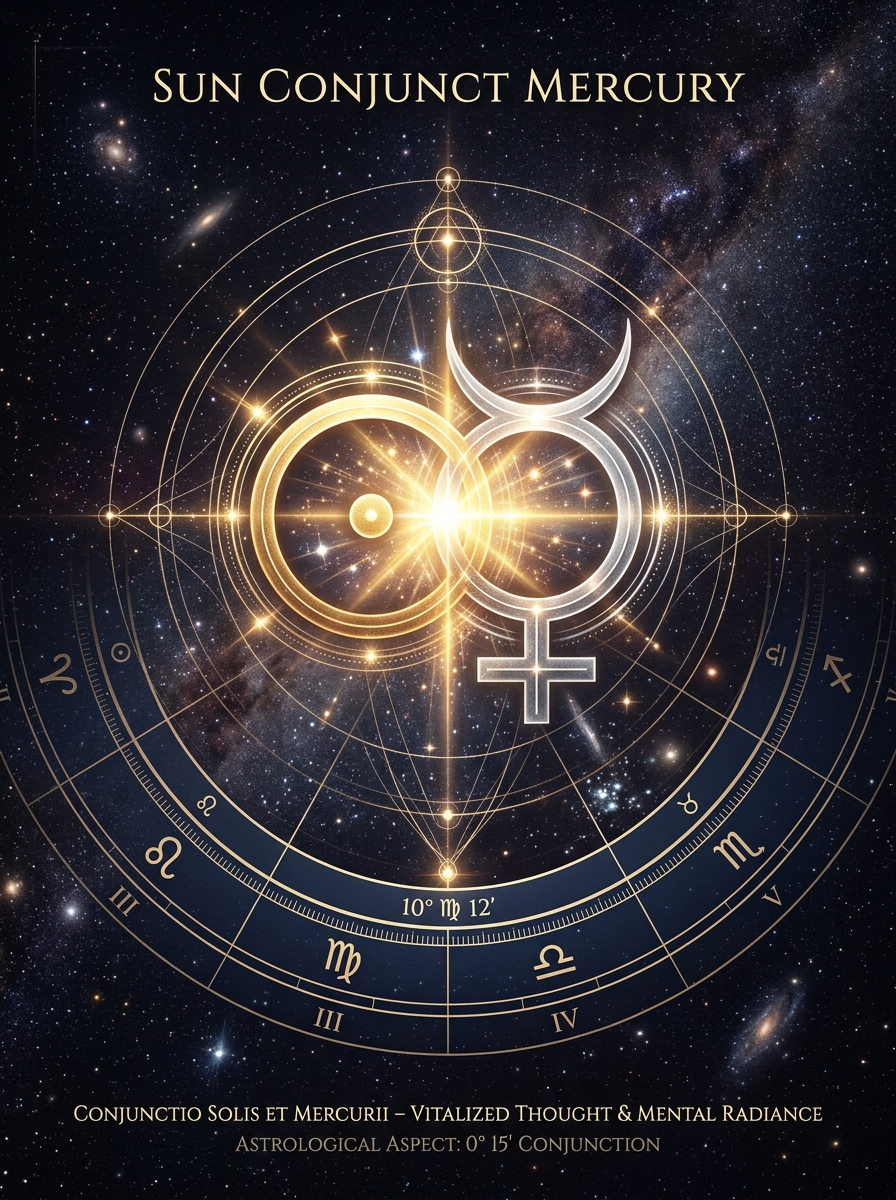 Sun Conjunct Mercury: The Mind Lit From Within