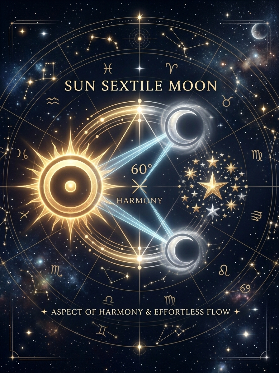 Sun Sextile Moon: The Inner Accord