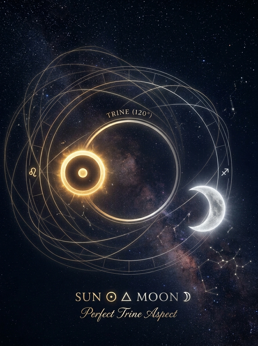 Sun Trine Moon: The Soul in Agreement With Itself