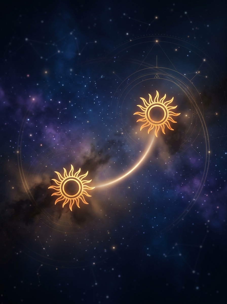 Synastry Sun Sextile Sun: The Ease That Makes Two Selves Stronger