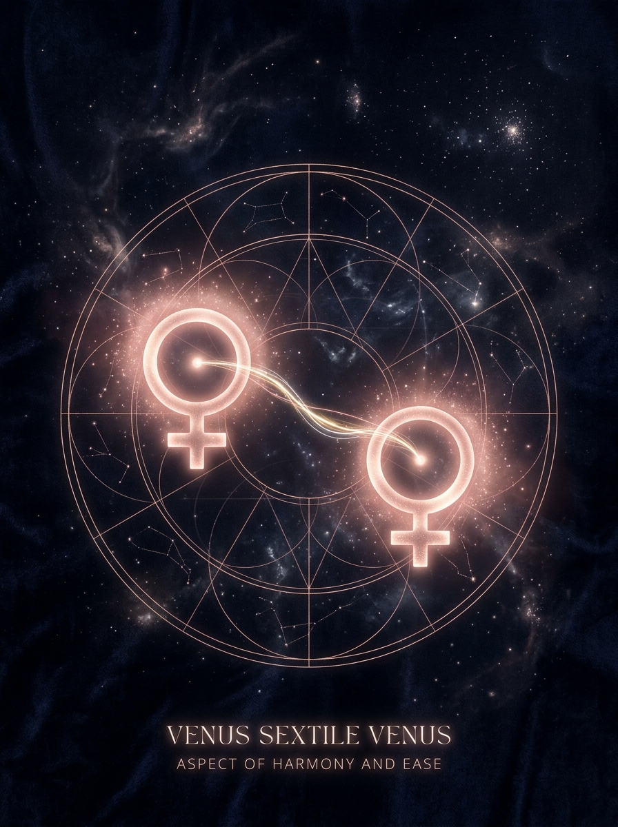 Synastry Venus Sextile Venus: Ease, Taste, and the Art of Mutual Attraction