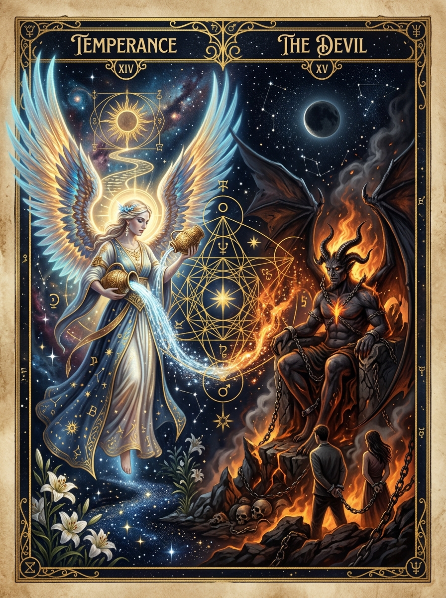 Temperance and The Devil: Alchemy Against Compulsion