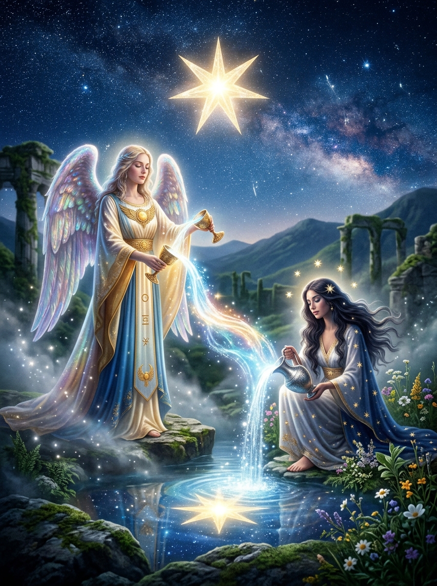 Temperance and The Star Tarot Combination: The Quiet Architecture of Hope