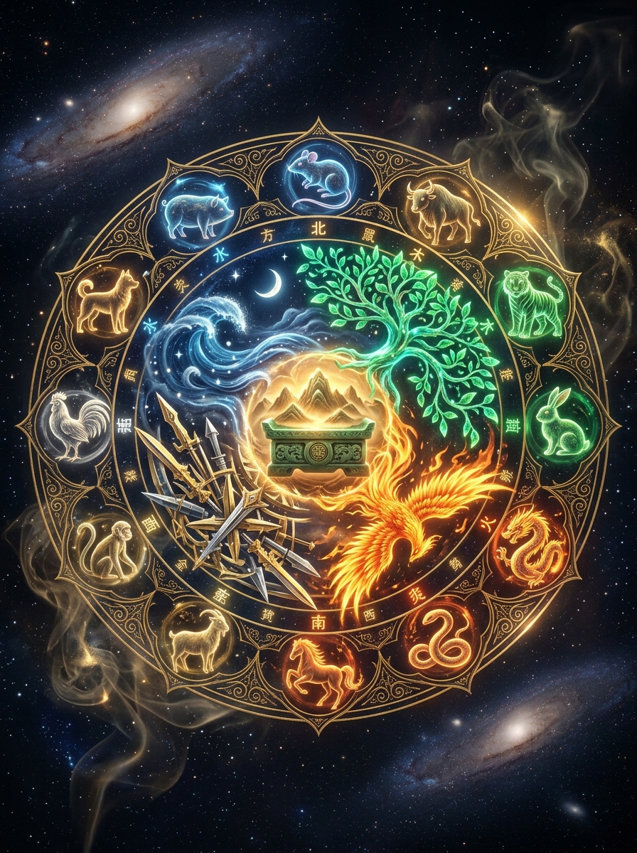 The Five Elements of Chinese Astrology: How Wood, Fire, Earth, Metal, and Water Shape the Zodiac