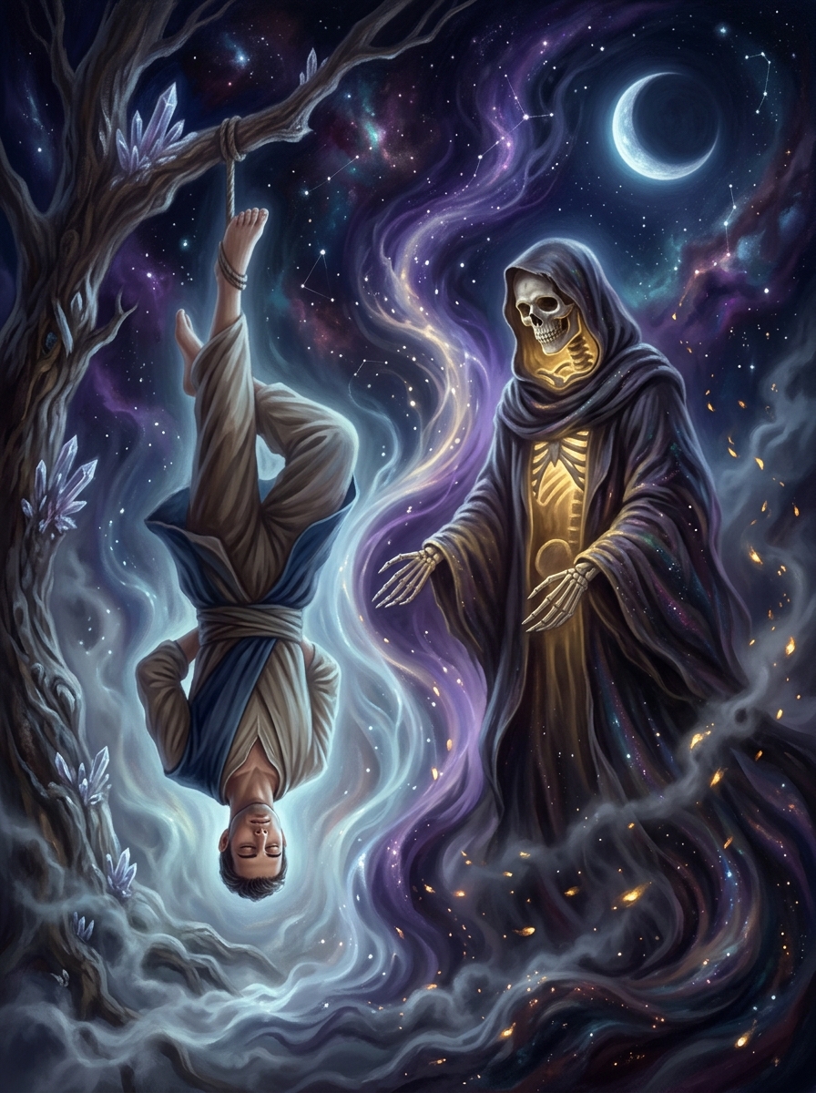 The Hanged Man and Death: When Surrender Becomes the Doorway