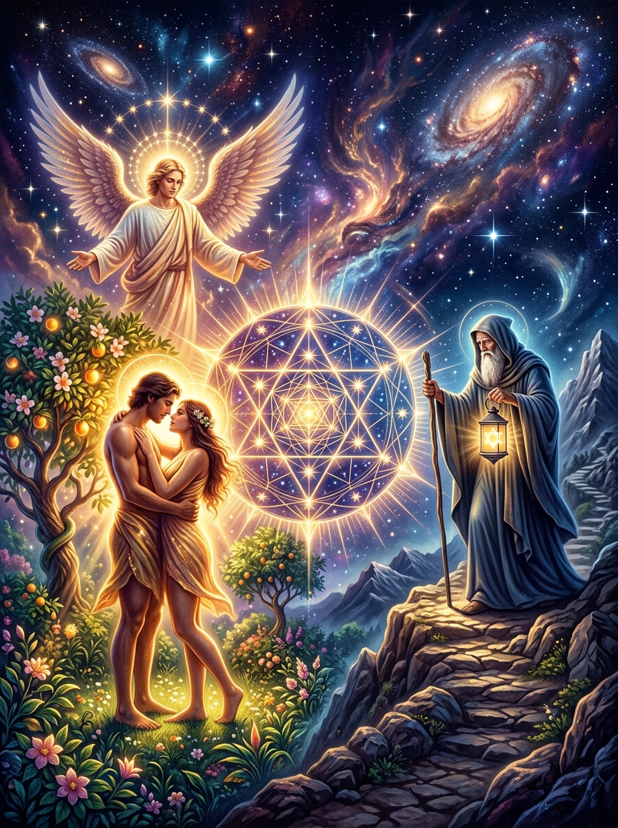 The Lovers and The Hermit Tarot Combination: The Marriage of Choice and Solitude