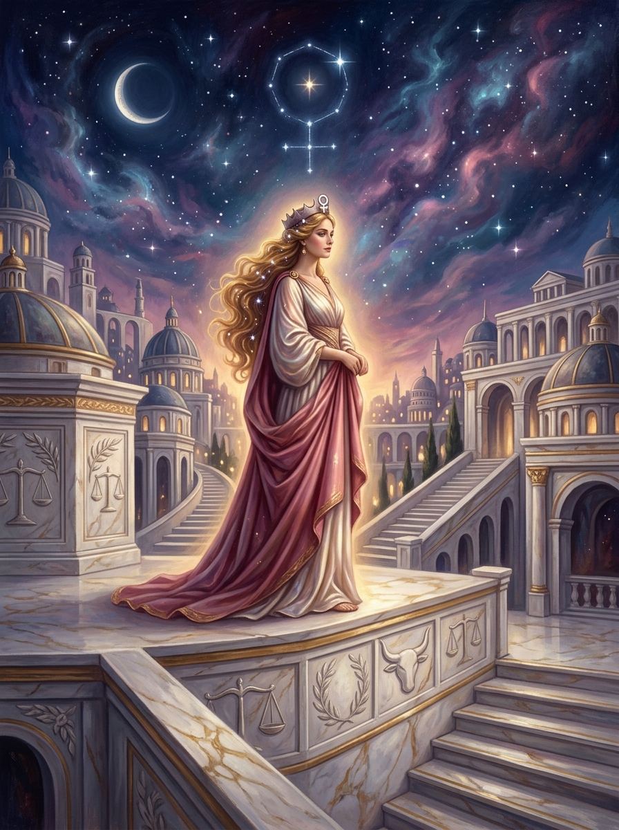 Venus in the Tenth House: Public Grace, Earned Beauty, and the Career the Soul Can Stand Behind