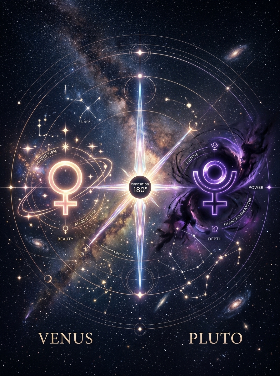 Venus Opposite Pluto: Love Under Pressure, Desire Under the Veil